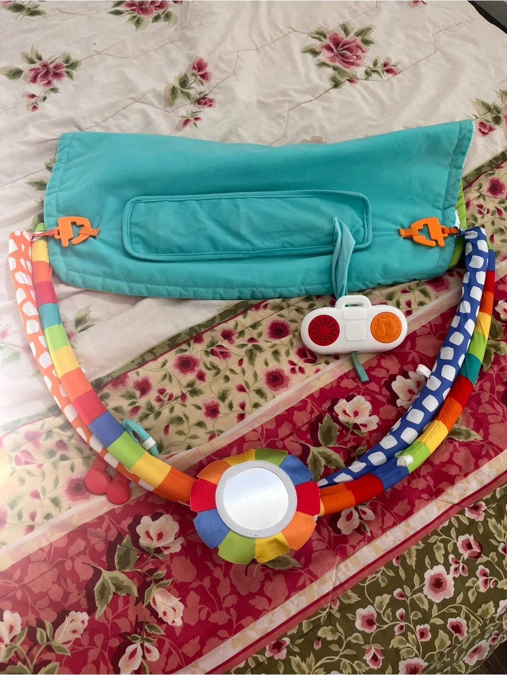 Multicolor Baby Activity Play Gym with Musical Animal Toys